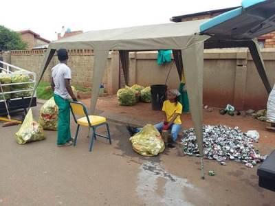 Collecting waste for recycling
